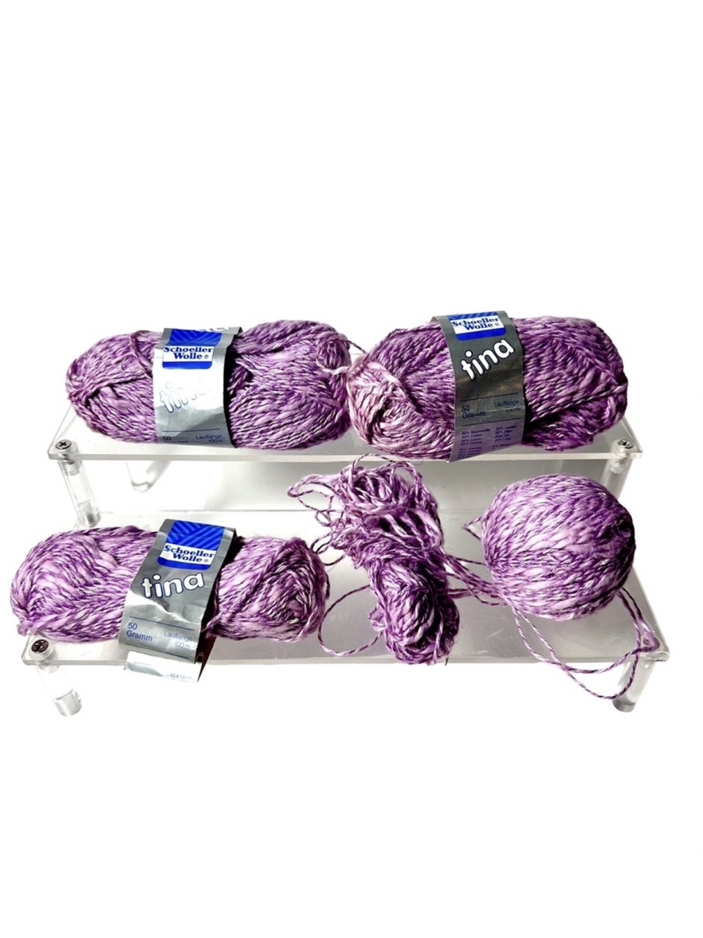 Schoeller Wolle Tina Yarn Bundle Shade 15 Lots 317507 317048